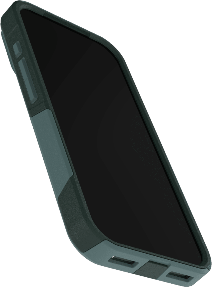 The OtterBox Commuter Series with MagSafe is a rugged, pocket-friendly case offering 3X military standard drop protection and features built-in magnets for MagSafe accessories.