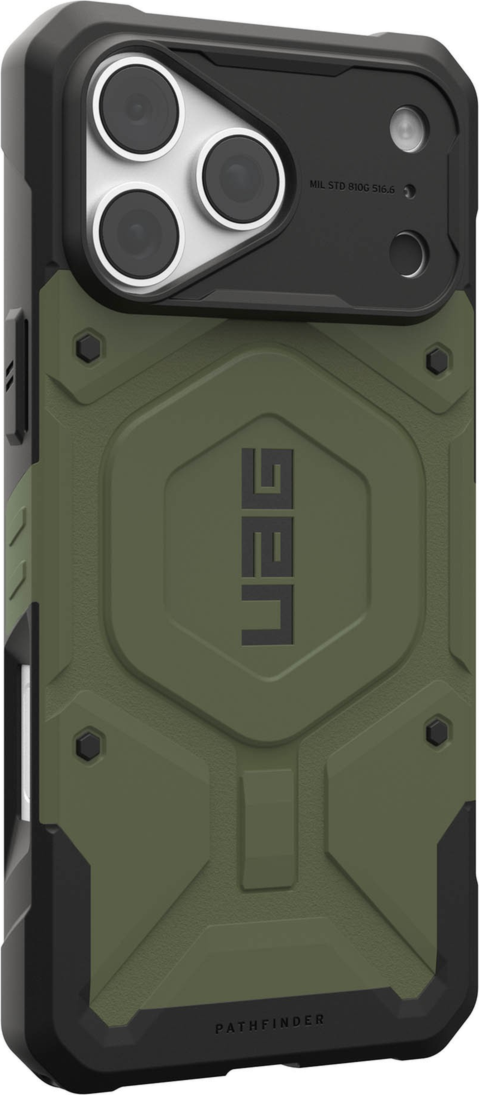 UAG - Pathfinder MagSafe Rugged Case Olive Drab for iPhone 18 Pro Max/17 Pro Max