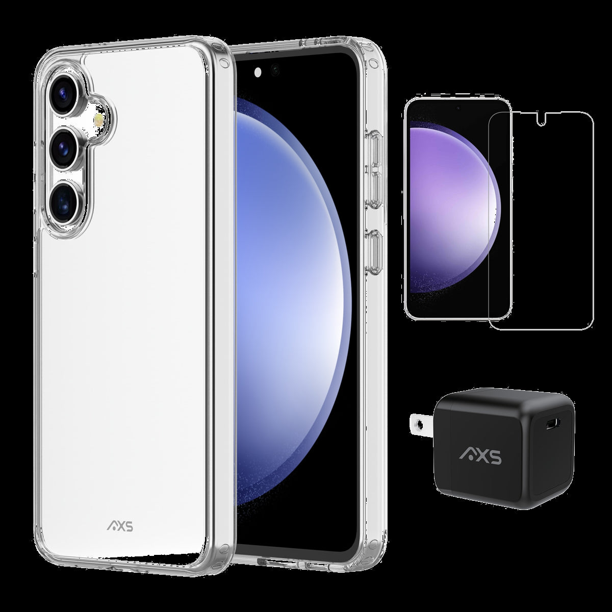 Drop-tested, scratch resistant phone case with shock absorbing air pockets
Superior durability, HD clarity screen protector
30W wall charger that charges up to 4 times faster than conventional chargers
Designed in Canada
Lifetime Warranty
