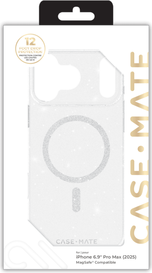 Case-Mate - Twinkle MagSafe Case for Apple iPhone 17 Pro Max - Twilight Silver