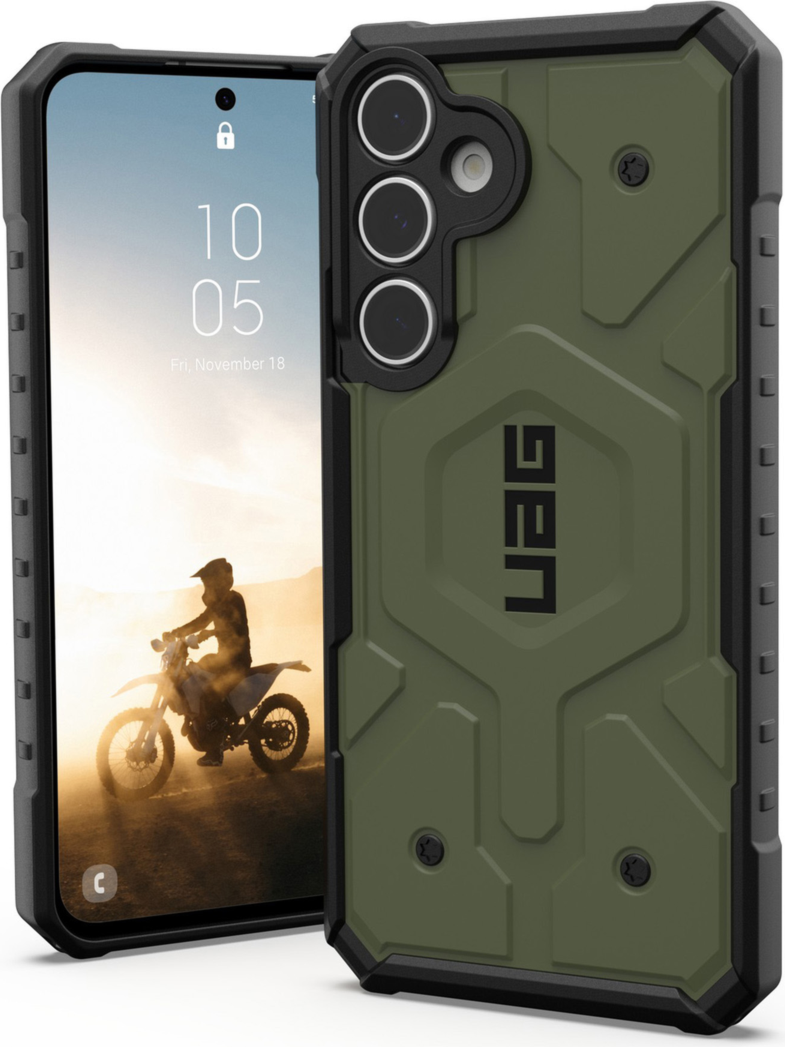 Urban Armor Gear (UAG) - Pathfinder MagSafe Case for Samsung Galaxy S24 FE - Olive Drab