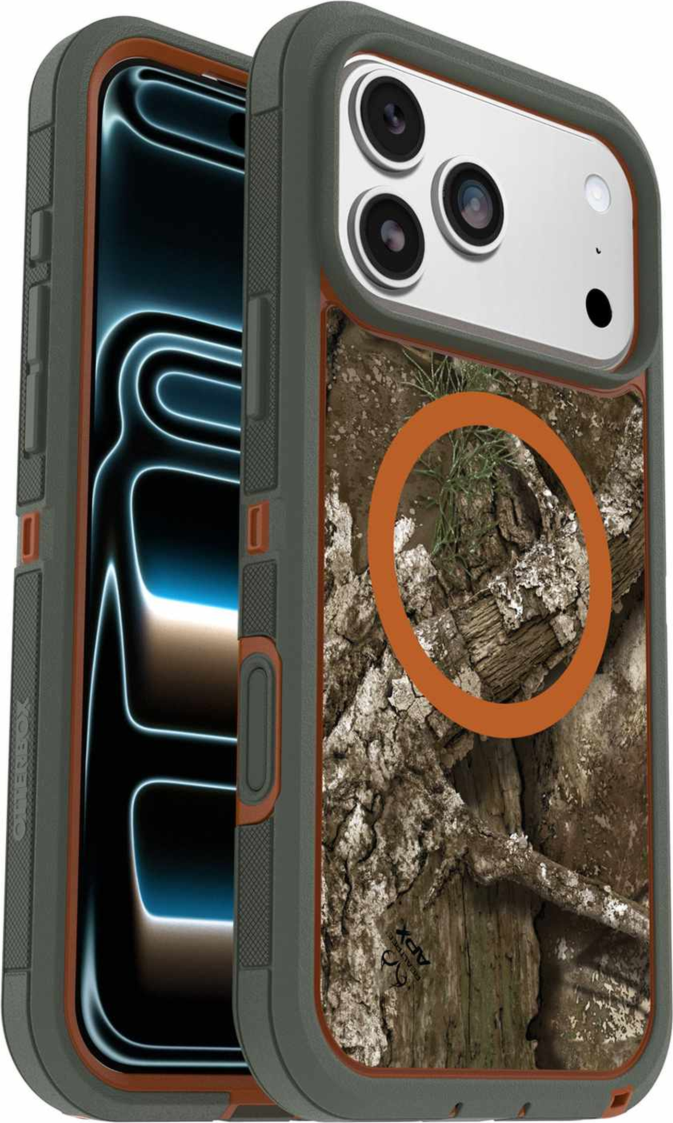 OtterBox - Defender Pro XT Clear MagSafe Case Realtree for iPhone 18 Pro Max/17 Pro Max