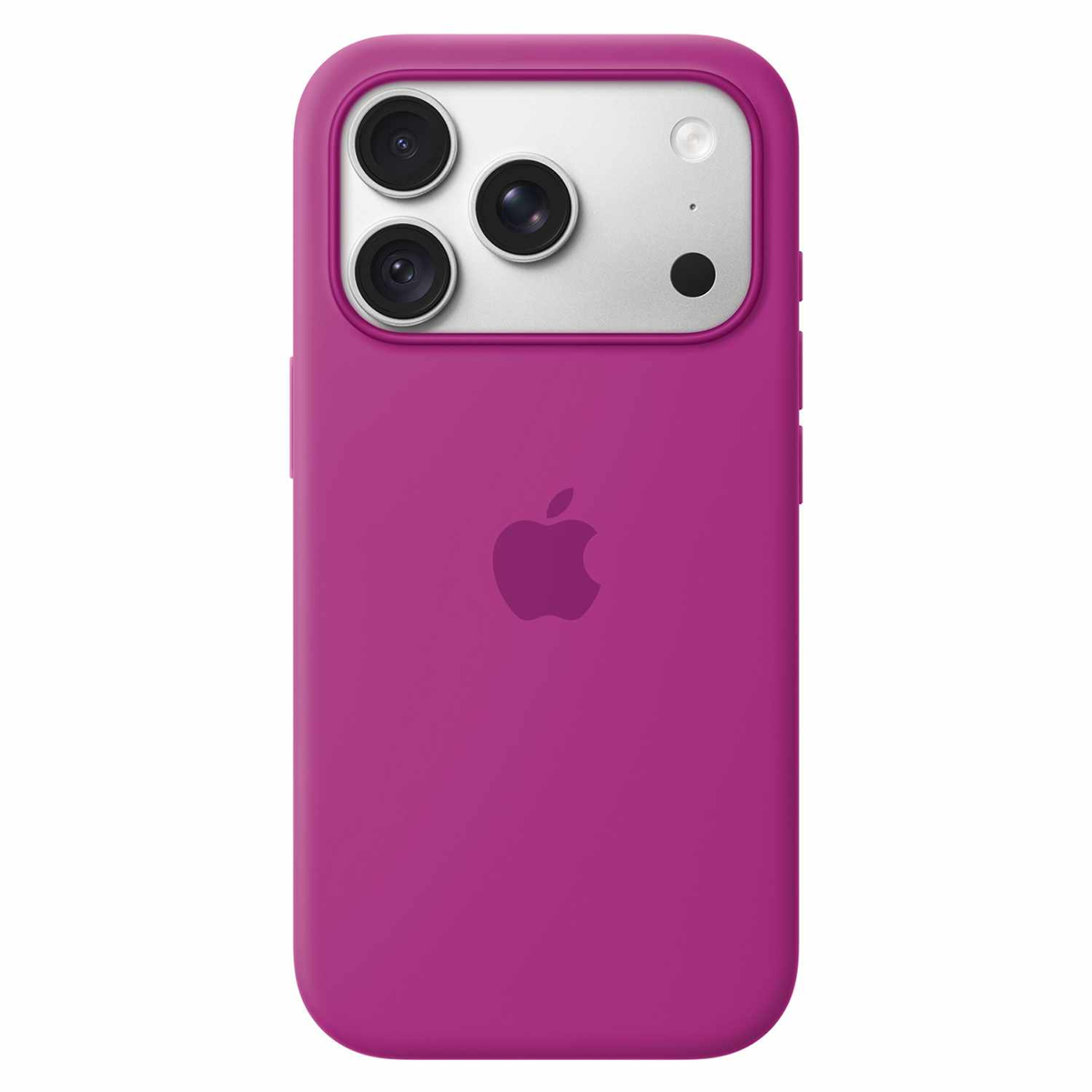Apple - Silicone Case with MagSafe Magenta for iPhone 18 Pro