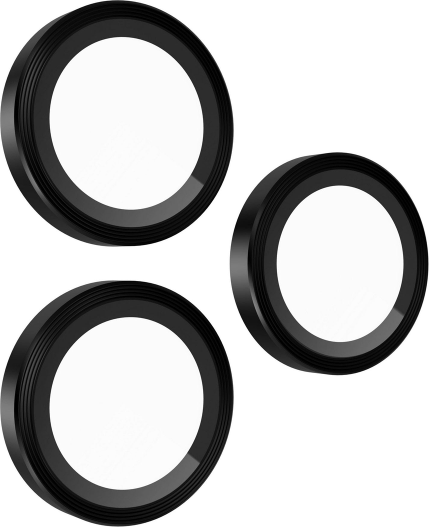 Case-Mate - Aluminum Camera Lens Glass Protectector for Apple iPhone 17 Pro Max / iPhone 17 Pro - Black