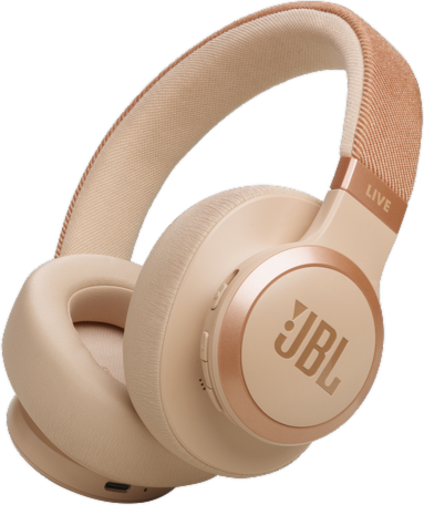 Jbl - Live 770nc Bluetooth Over Ear Headphones - Sandstone