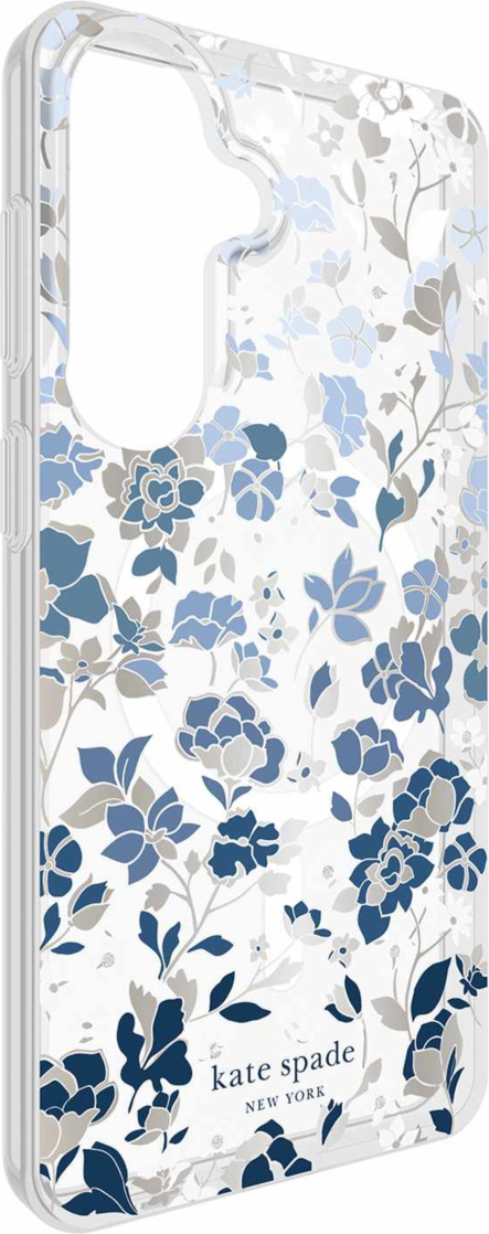 Kate Spade - Étui de protection avec aimant pour Samsung Galaxy S26 Plus - Bleu Flowerbed