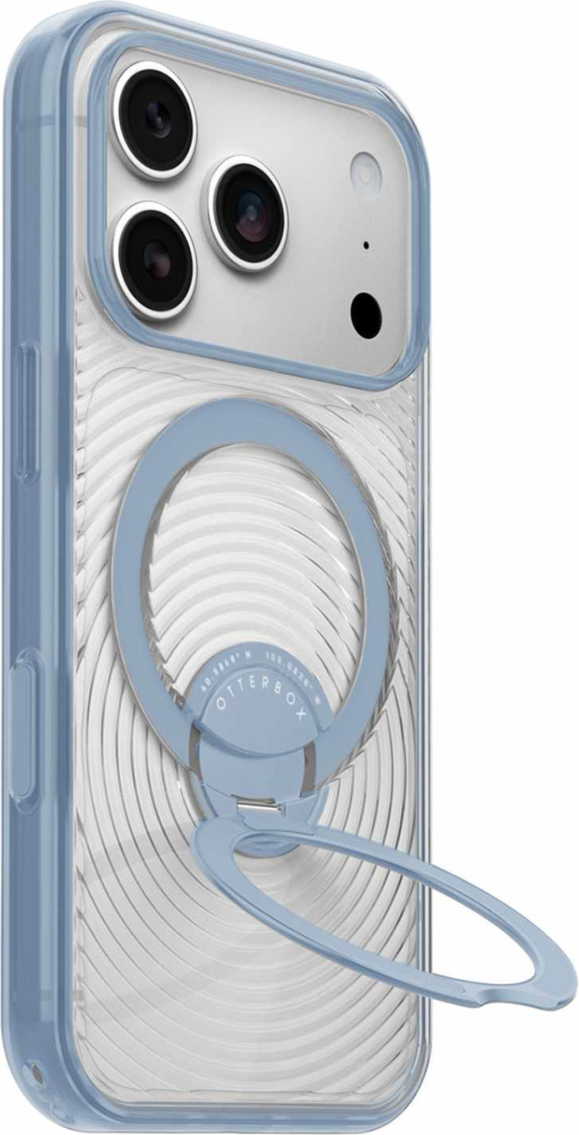 OtterBox - Symmetry Stand MagSafe Case Aether Blue for iPhone 18 Pro/17 Pro