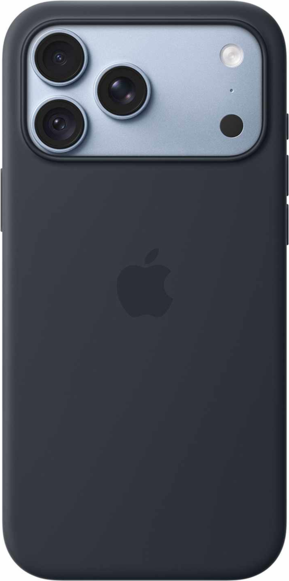 Apple - Silicone Case with MagSafe Navy Blue for iPhone 18 Pro Max