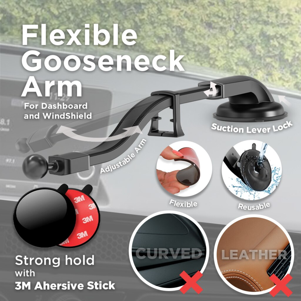 MagSafe magnetic dash mount offers hands-free rapid charging Adaptable mounting: Fits various dashboards and offers multiple viewing angles
N52 Neodymium Magnets: Tackles rough terrains, keeping your phone securely attached
360° Viewing angle with tilt and rotation ability
Compatible with iPhone 12, 13 14 and 15 series
Designed, Assembled, and Packaged in Canada