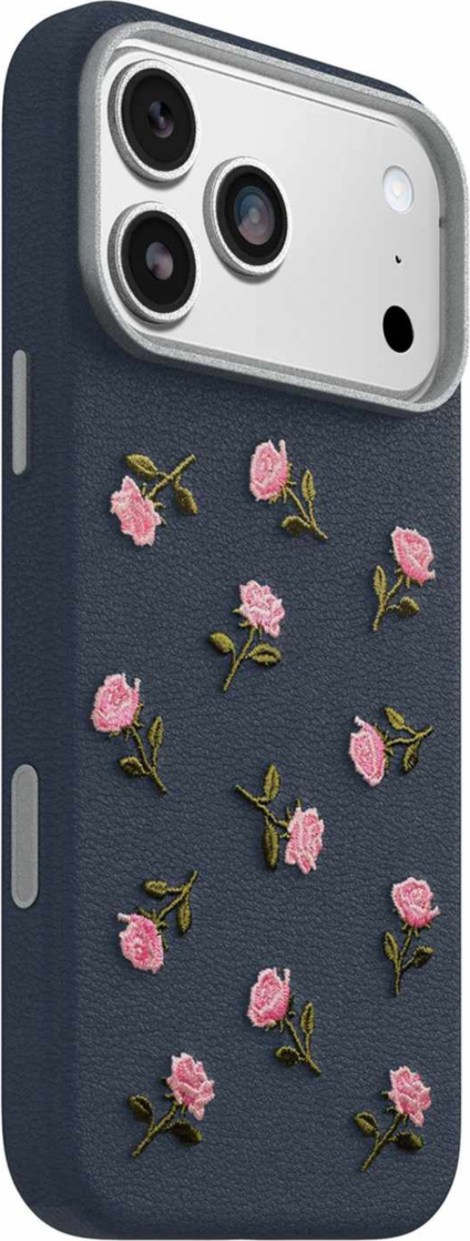 OtterBox - Symmetry Cactus Leather Embroidery MagSafe Case Manor Bloom for iPhone 18 Pro Max/17 Pro Max