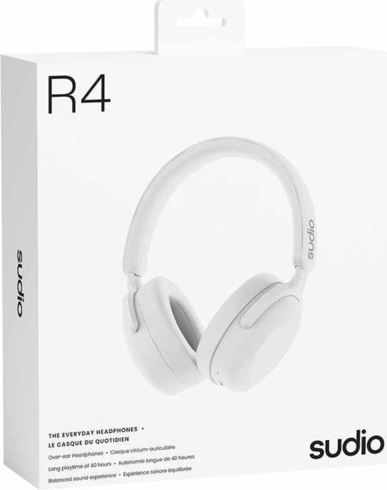 Sudio - Casque supra-auriculaire R4 blanc