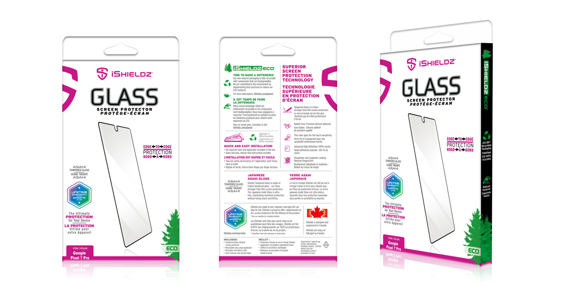 Curved Tempered Glass Screen Protector for Google Pixel 7 Pro