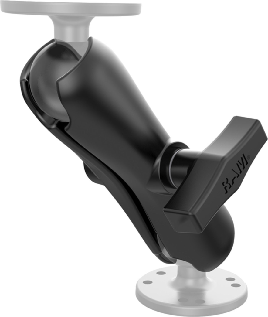 The RAM-201U consists of a medium length double socket arm that accommodates 1.5" C size ball bases, device holders, and adapters.