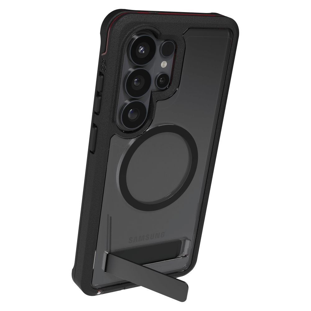 ZAGG - Étui Rainier Snap avec support pour Samsung Galaxy S26 Ultra - Noir fumé