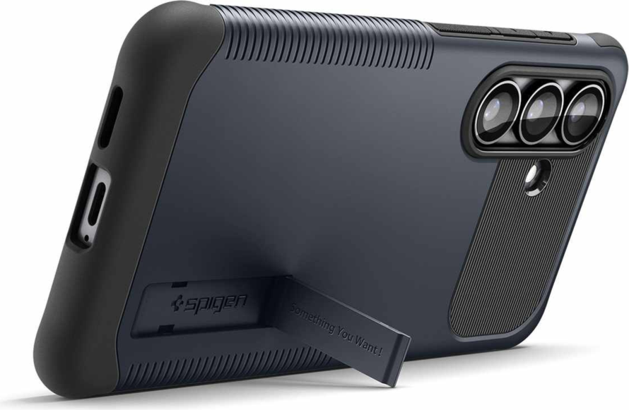 Spigen - Étui Slim Armor avec aimants, finition Metal Slate, pour Samsung Galaxy S26