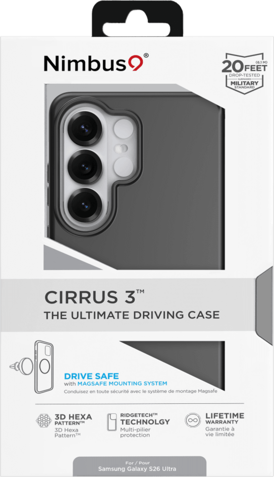 Nimbus9 - Cirrus 3 MagSafe Case for Samsung Galaxy S26 Ultra - Black