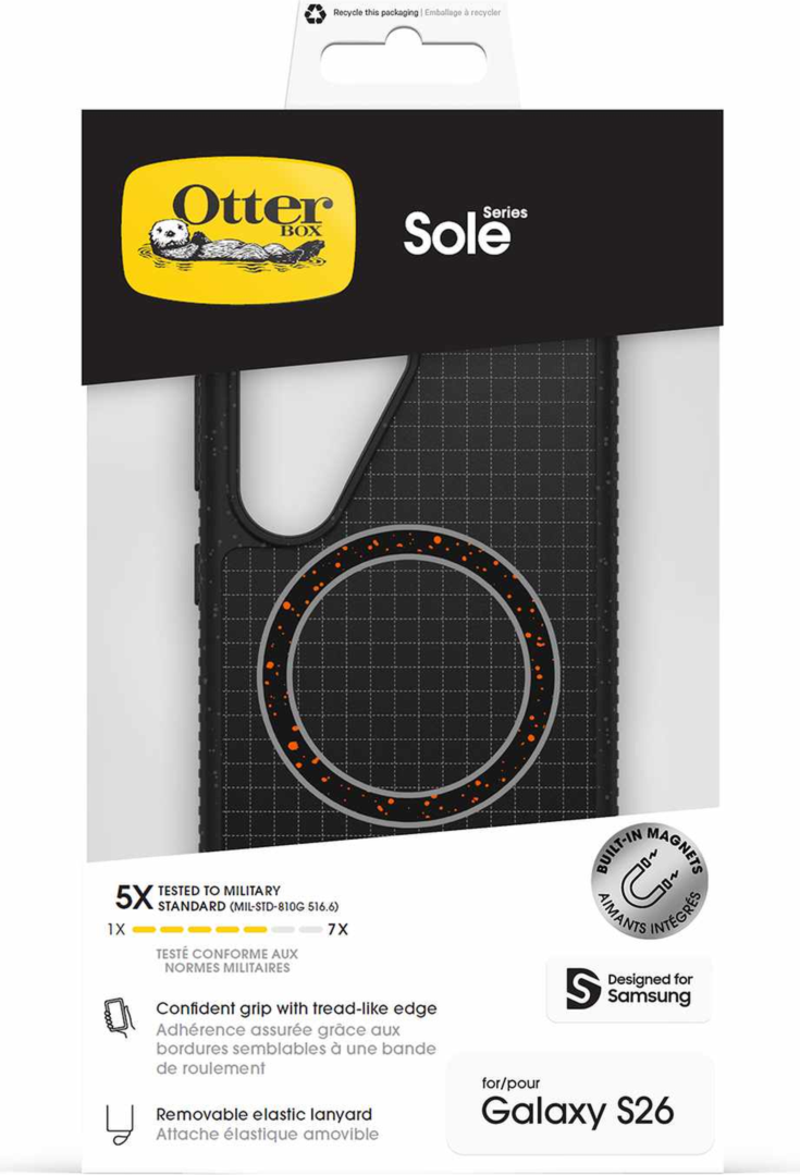 OtterBox 77000043 Étui Sole avec Magnets Midnight Circuit pour Samsung Galaxy S26