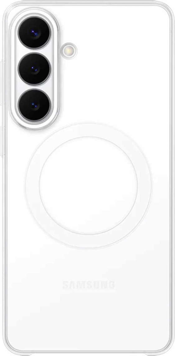 Samsung’s Clear Magnet Case with its magnetic compatibility allows for effortless attachment to various accessories.