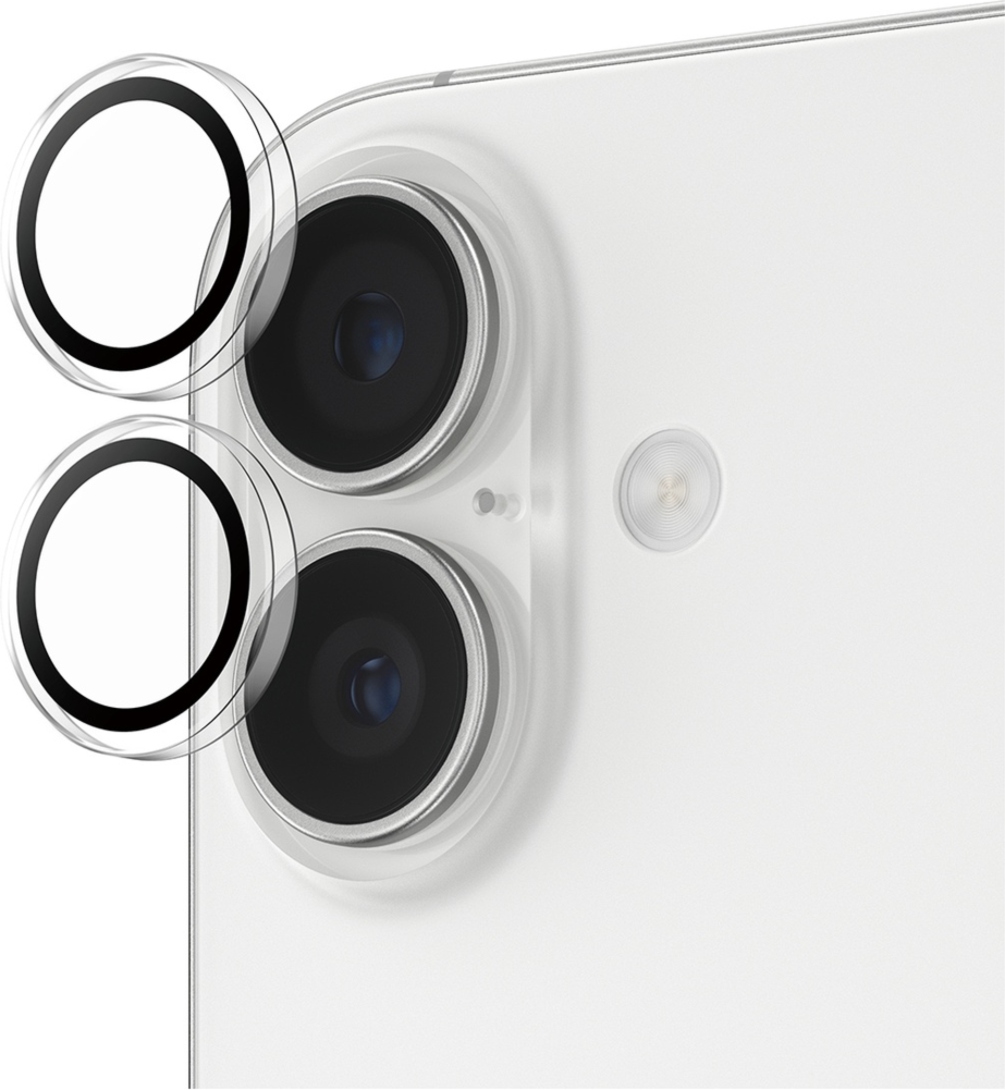 PanzerGlass Protecteur d'objectif d'appareil photo Hoops iPhone 17 - Transparent