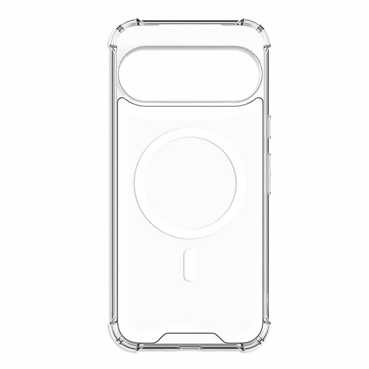Blu Element - Dropzone Rugged Case w/Magnets Clear for Google Pixel 11 Pro XL