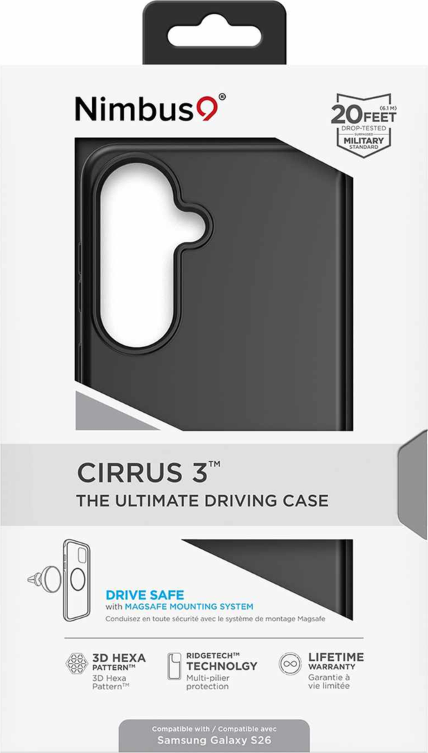 Nimbus9 - Cirrus 3 MagSafe Case for Samsung Galaxy S26 Ultra - Black
