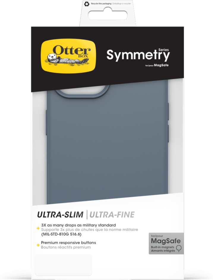 Slim but tough, OtterBox Symmetry Series offers style and protection in a one-piece design that slips on and off in a flash.