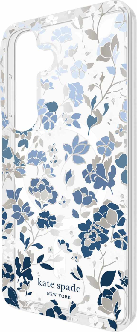 Kate Spade - Étui de protection avec aimants Flowerbed Blue pour Samsung Galaxy S26