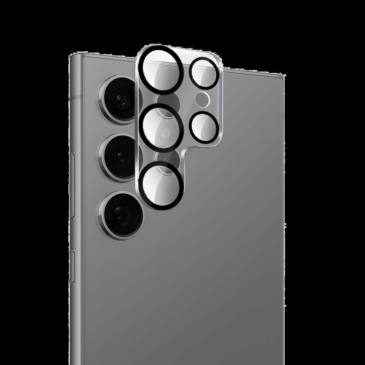 The HyperGear Lens Protector features a shock-absorbing body and scratchproof shield to safeguard the camera lenses from accidental damage.