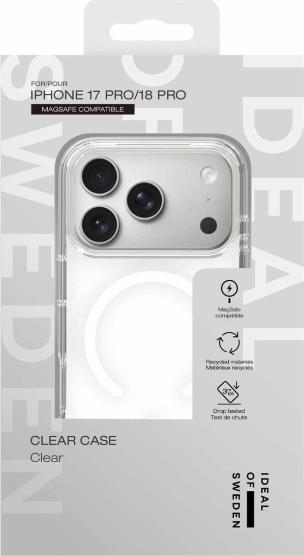 Ideal of Sweden - Clear MagSafe Case for iPhone 18 Pro/17 Pro