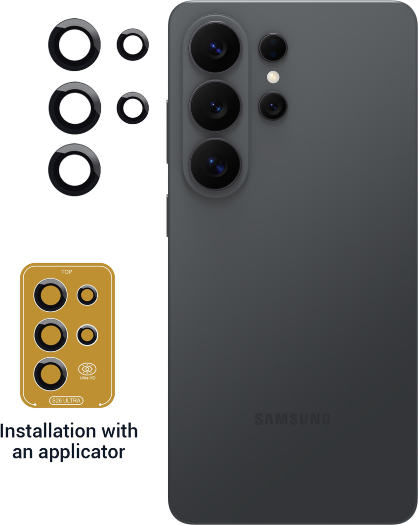 AXS ARMORGlass Pro Camera Lens Protector Samsung Galaxy S26 Ultra clear