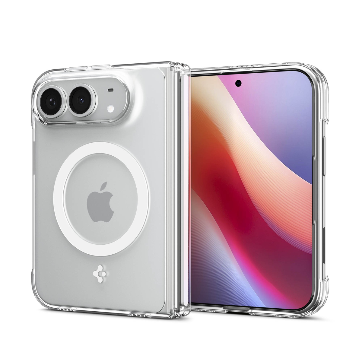 Spigen Crystal Hybrid Pro MagFit combines crystal-clear protection, advanced hinge coverage, and MagFit compatibility in a slim, durable design.
