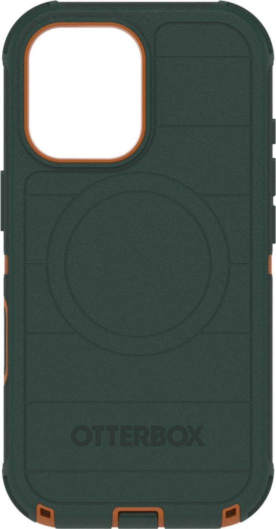 The OtterBox Defender Series Pro with MagSafe is the toughest case providing rugged protection against harsh drops. Equipped with MagSafe magnets and non-slip texturing.
