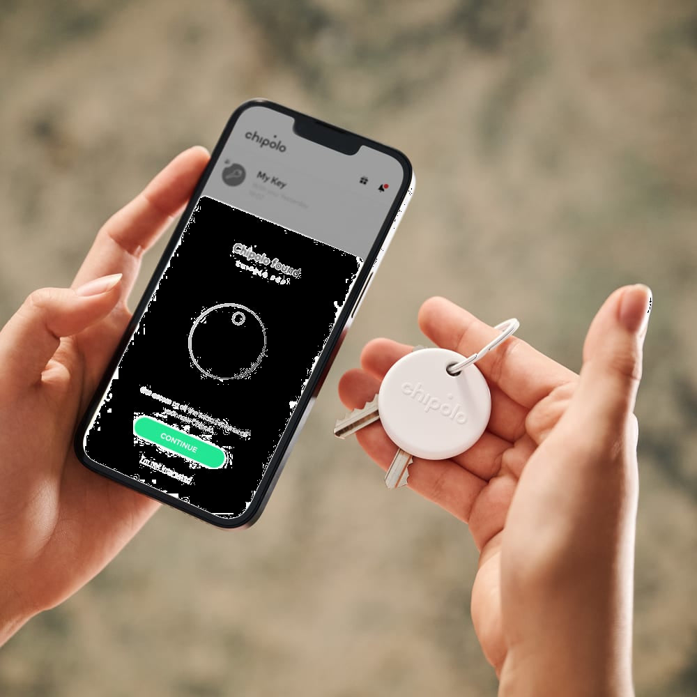 POP Tracking Tag (Works with Google’s Find My Device or Apple Find My) White