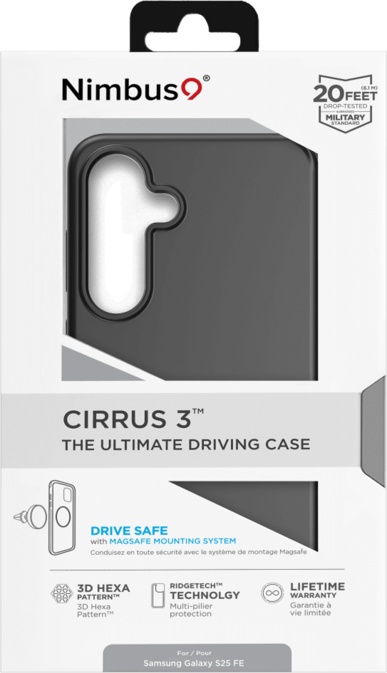 Nimbus9 - Cirrus 3 MagSafe Case for Samsung Galaxy S25 FE - Black