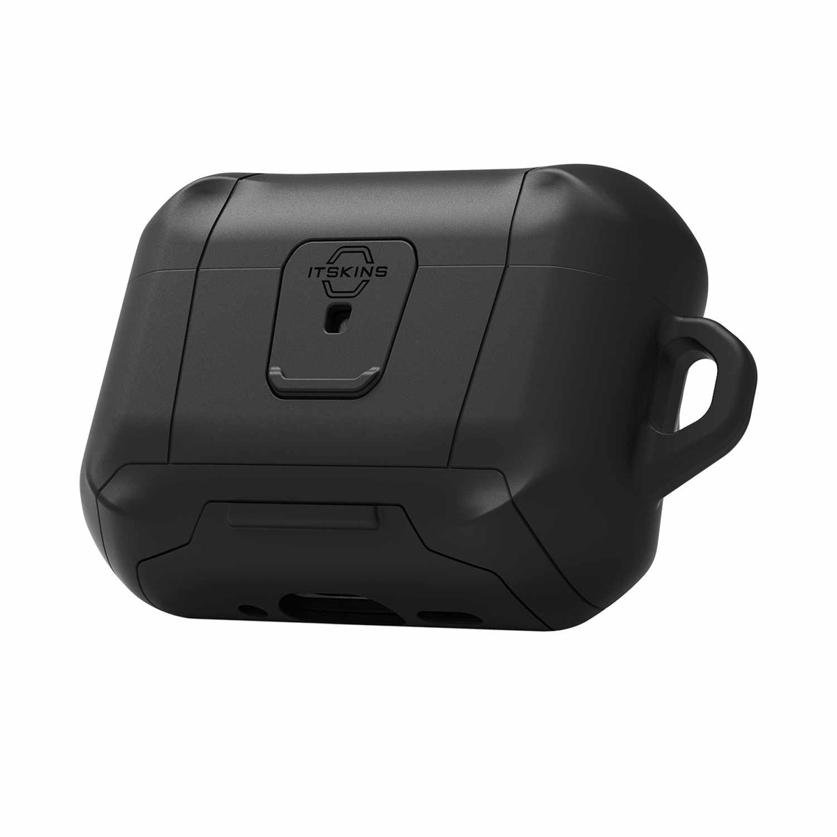 ITSKINS - Hybrid Stand Pro Plain Black for AirPods Pro 3