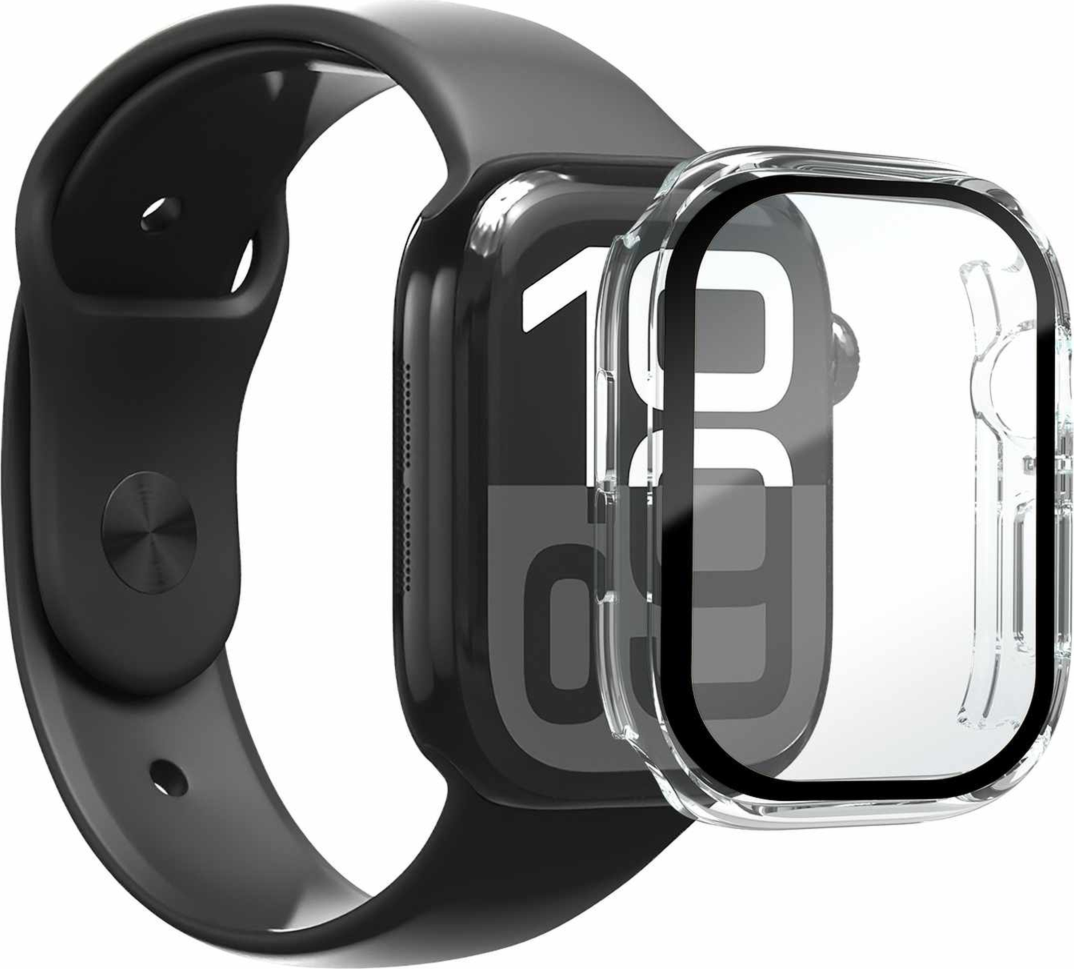 Blu Element - 360 Screen Protector and Bumper for Apple Watch Series 11/10 46mm clear