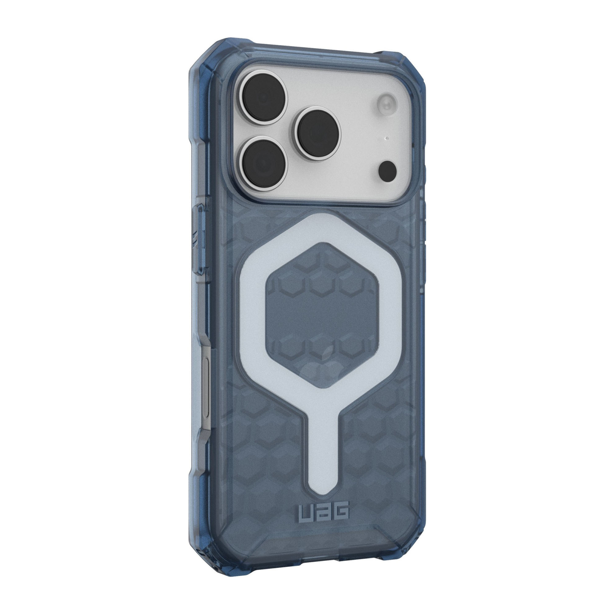 Get uncompromised defense with UAG Essential Armor – a one-piece TPU case that features an ultra-thin design, 15 ft drop protection and is compatible with MagSafe charging.