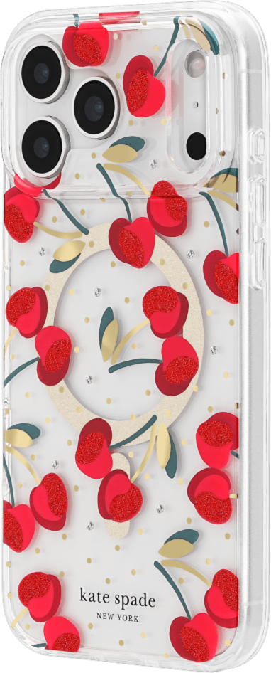 Kate Spade - Protective MagSafe Case for Apple iPhone 17 Pro Max - Cherry Dot