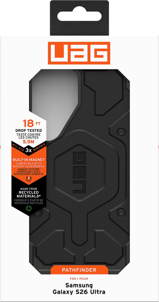 <p>Designed with action and adventure in mind, the UAG Pathfinder case provides serious protection with a modern classic look and a built-in magnetic module.</p>