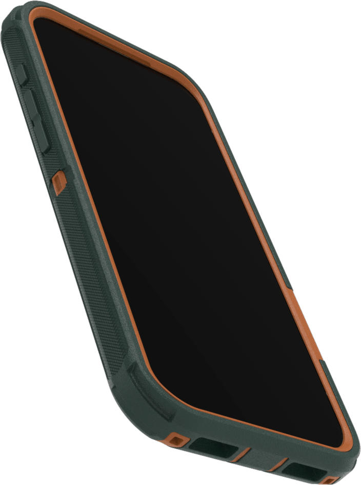 The OtterBox Defender Series Pro with MagSafe is the toughest case providing rugged protection against harsh drops. Equipped with MagSafe magnets and non-slip texturing.