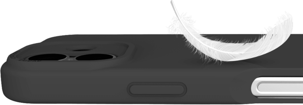 Avana AP7NAVSIKBLCK Étui Velvet MagSafe Ash pour iPhone 17
