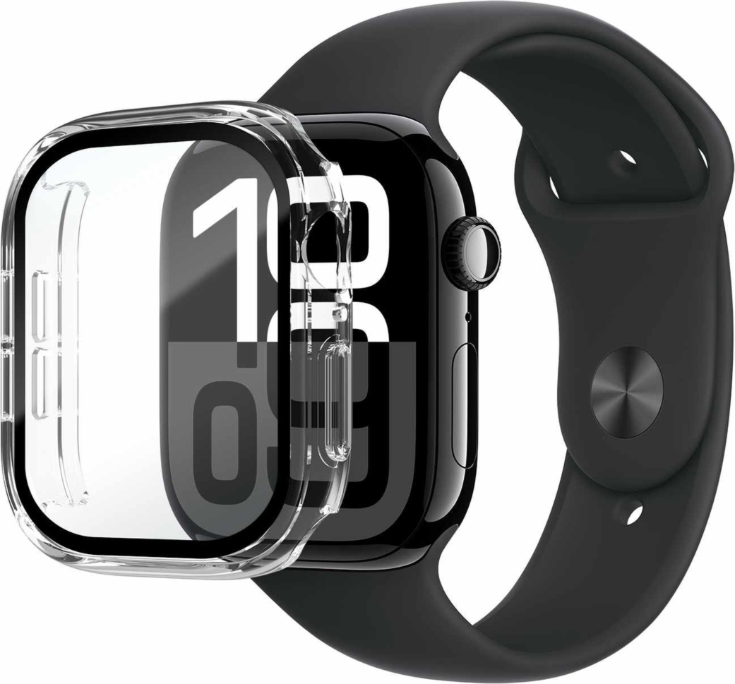 Blu Element - 360 Screen Protector and Bumper for Apple Watch Series 11/10 42mm clear
