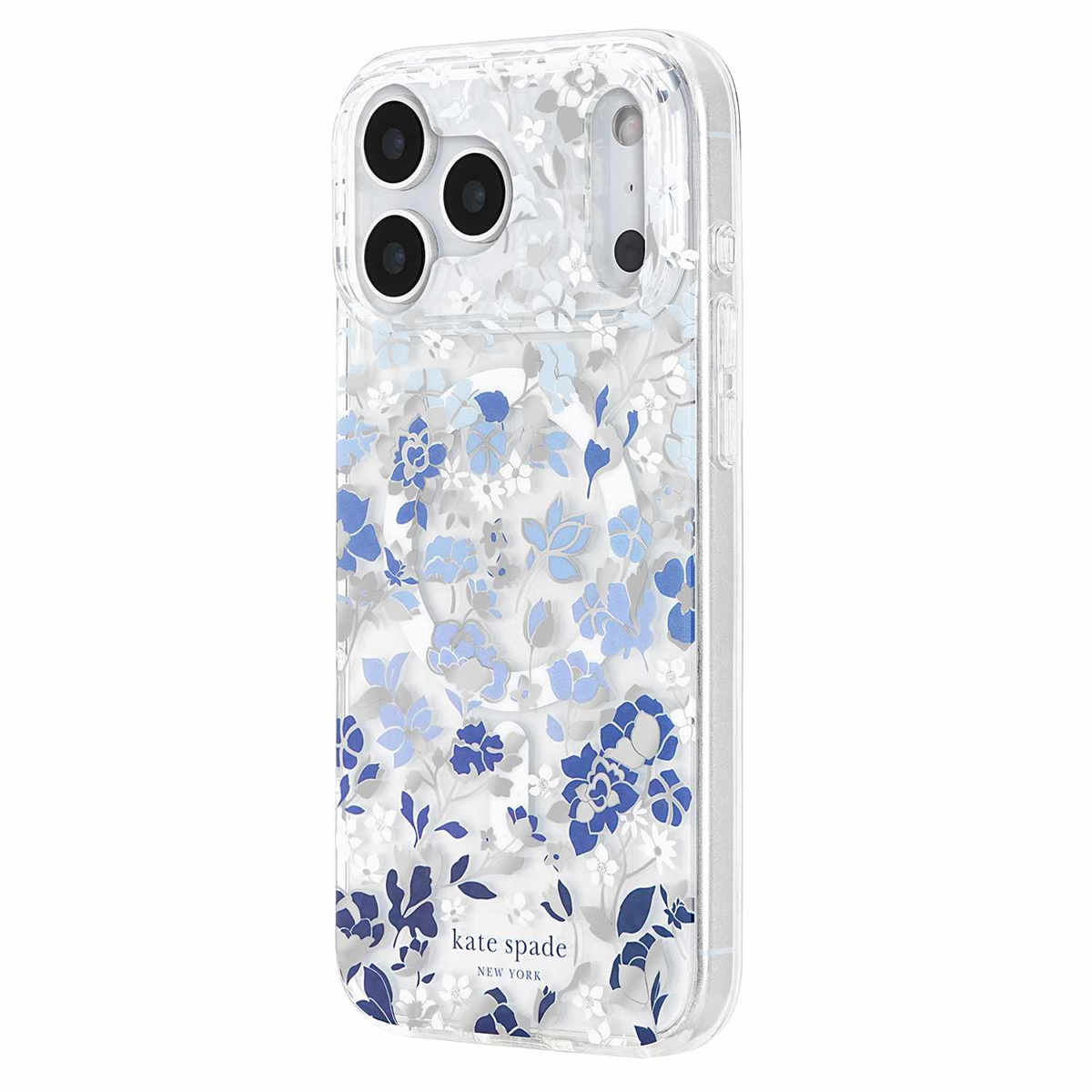 Kate Spade - Protective MagSafe Case Flowerbed Blue for iPhone 18 Pro Max/17 Pro Max