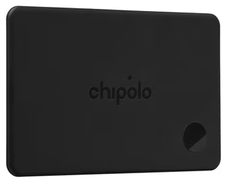 Chipolo RRF0000001001 Lot de 4 Traceurs CARD (Compatible avec Find Hub sur Android ou Apple Find My) Charbon