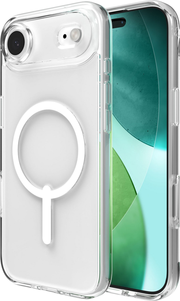 Strengthened with Graphene, the ZAGG Crystal Palace Snap Lite case combines an ultra-thin, crystal-clear profile with up to 10 ft drop protection and seamless MagSafe compatibility.