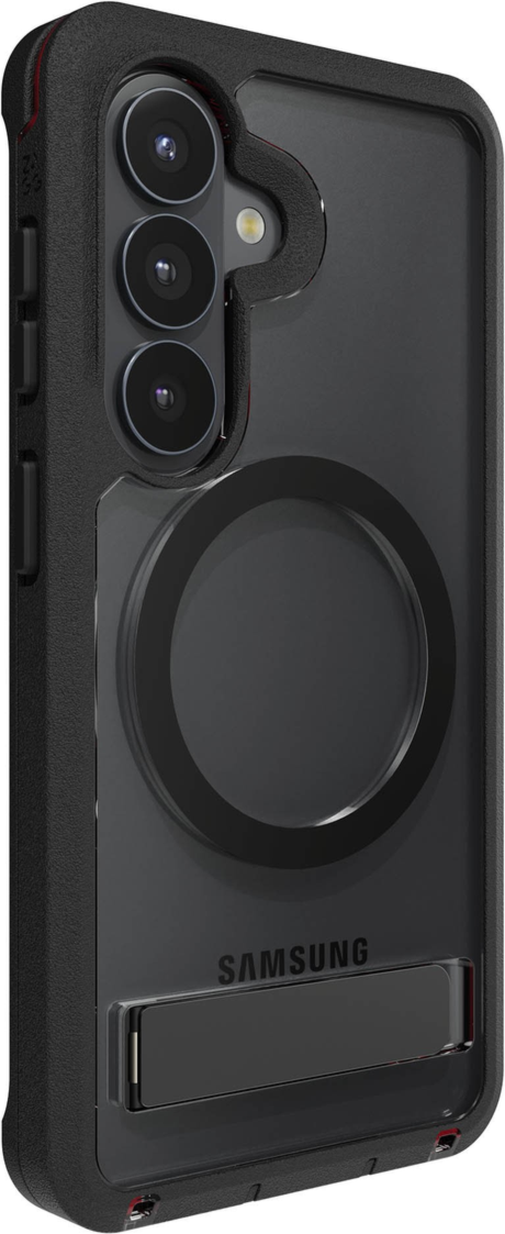 ZAGG - Étui Rainier Snap avec support pour Samsung Galaxy S26 - Noir fumé