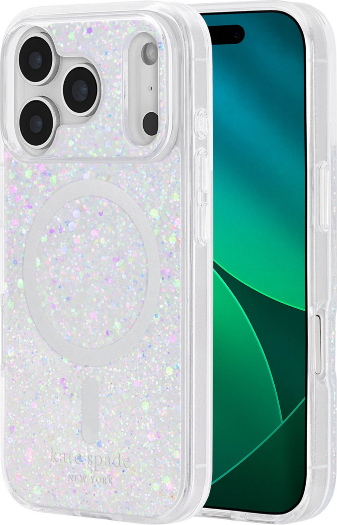 Kate Spade - Protective MagSafe Case Chunky Glitter Iridescent for iPhone 17 Pro