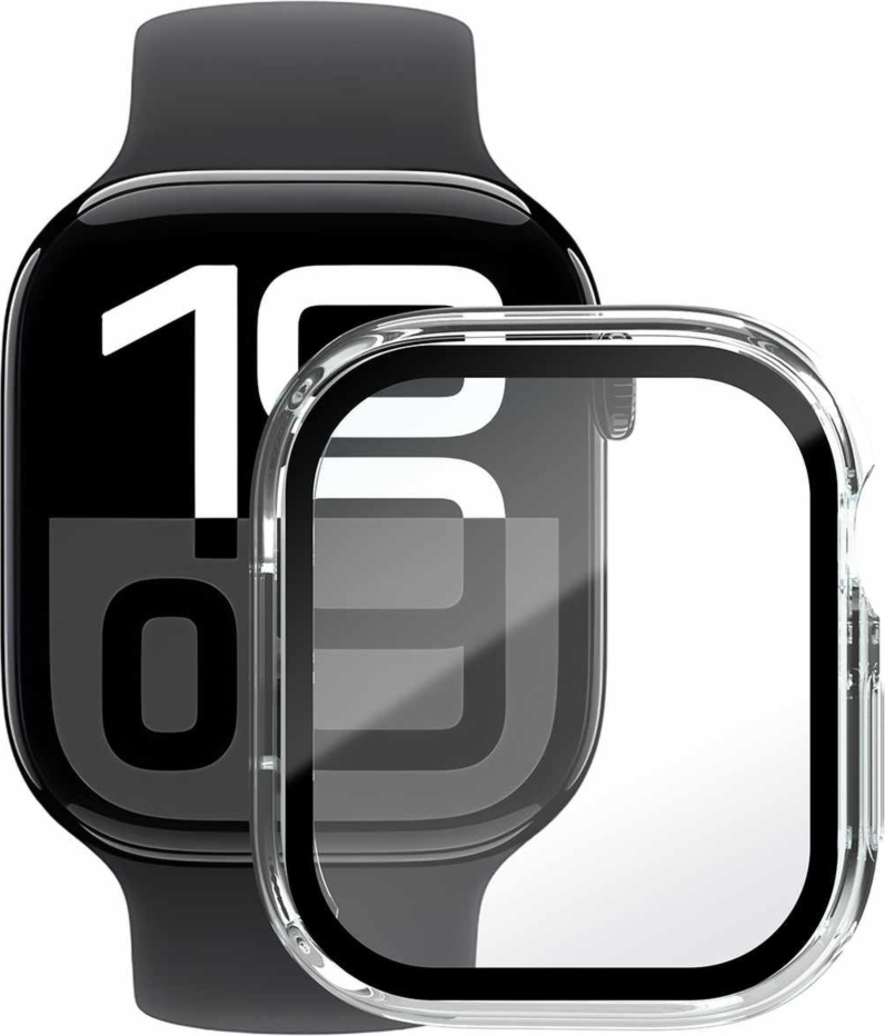 Blu Element - 360 Screen Protector and Bumper for Apple Watch Series 11/10 42mm clear