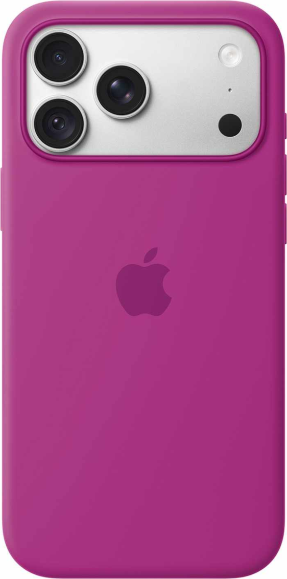 Apple - Silicone Case with MagSafe Magenta for iPhone 18 Pro Max