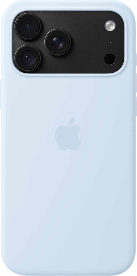 Apple - Silicone Case with MagSafe Crisp Blue for iPhone 18 Pro Max